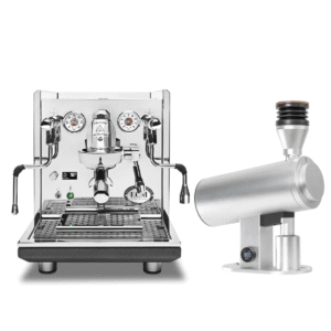 ECM Synchronika II Espresso Machine with DF83V Grinder (Silver) Bundle
