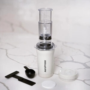 AeroPress Go Plus Travel System (Cream)