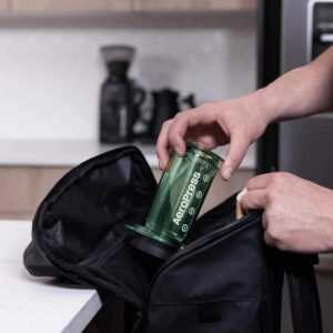 AeroPress Clear Coffee Press (Green) - Image 3